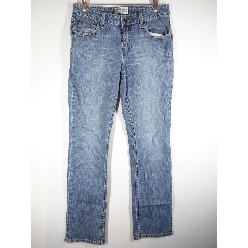 Signature Levi Strauss & Co Jeans Womens 31x31‎ Blue Low Rise Straight Y2K Indie